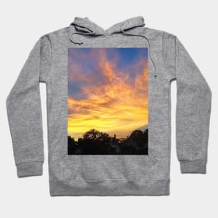 Golden Sunset Sky Scenery Hoodie